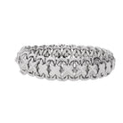 Bracelet Maille fantaisie en or blanc - Castafiore