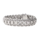 Bracelet Maille fantaisie en or blanc - Castafiore