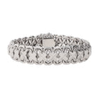 Bracelet Maille fantaisie en or blanc - Castafiore