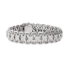 Bracelet Maille fantaisie en or blanc - Castafiore