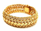 Bracelet Maille fantaisie en or jaune - Castafiore