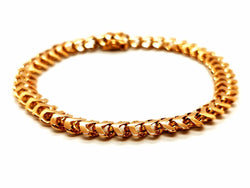 Bracelet Maille fantaisie en or jaune - Castafiore