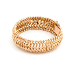 Bracelet Maille fantaisie en or jaune - Castafiore