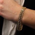 Bracelet Maille fantaisie en or jaune - Castafiore