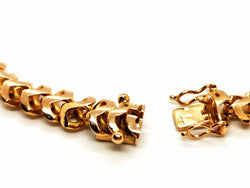 Bracelet Maille fantaisie en or jaune - Castafiore