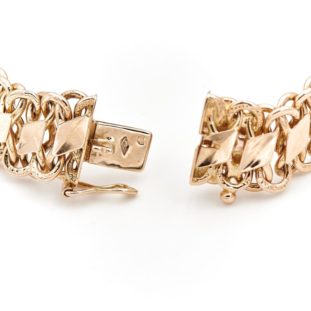 Bracelet Maille fantaisie en or jaune - Castafiore
