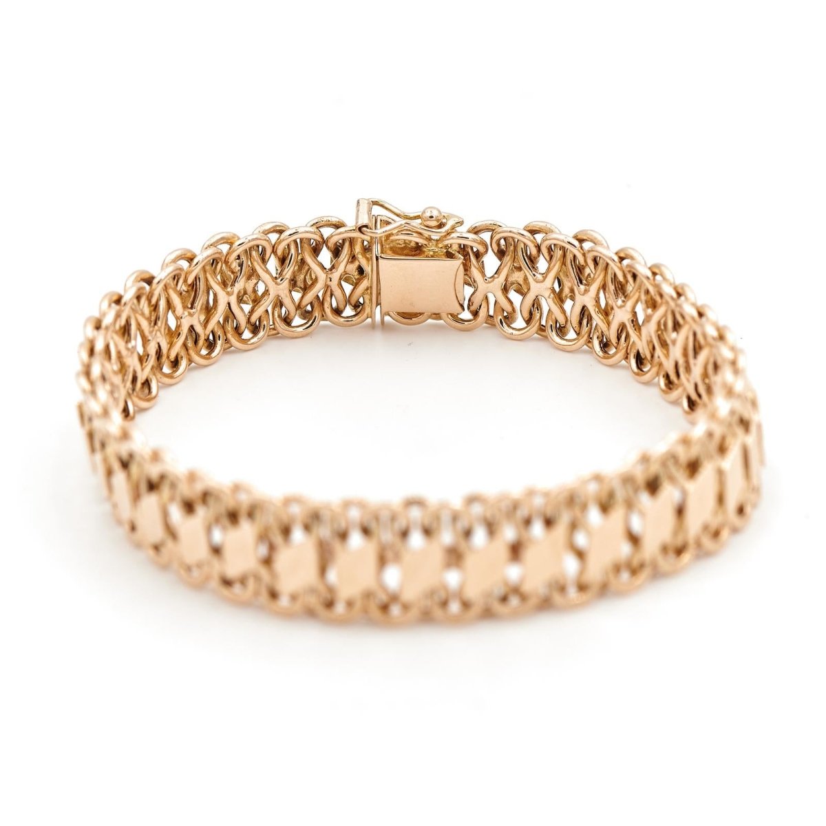 Bracelet Maille fantaisie en or jaune - Castafiore
