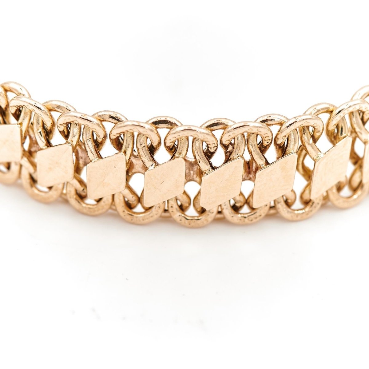 Bracelet Maille fantaisie en or jaune - Castafiore
