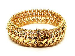 Bracelet Maille fantaisie en or jaune - Castafiore