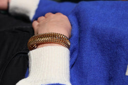 Bracelet Maille fantaisie en or jaune - Castafiore