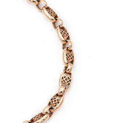 Bracelet Maille filigrane en or rose - Castafiore