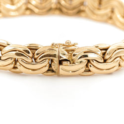 Bracelet Maille haricot en or jaune - Castafiore