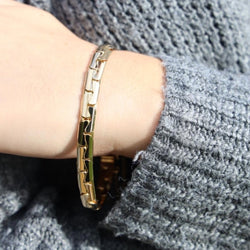 Bracelet Maille haricot en or jaune - Castafiore