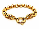 Bracelet Maille jaseron en or jaune - Castafiore