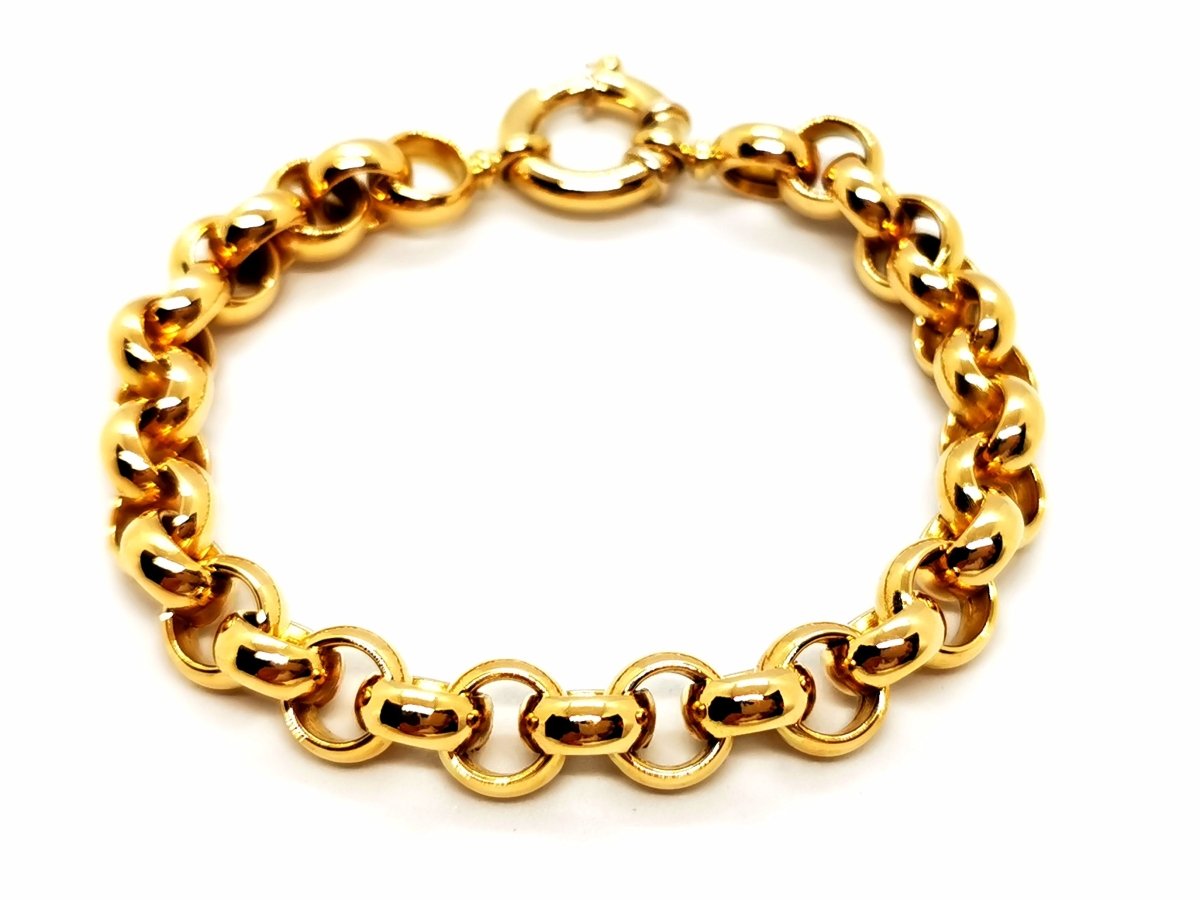 Bracelet Maille jaseron en or jaune - Castafiore
