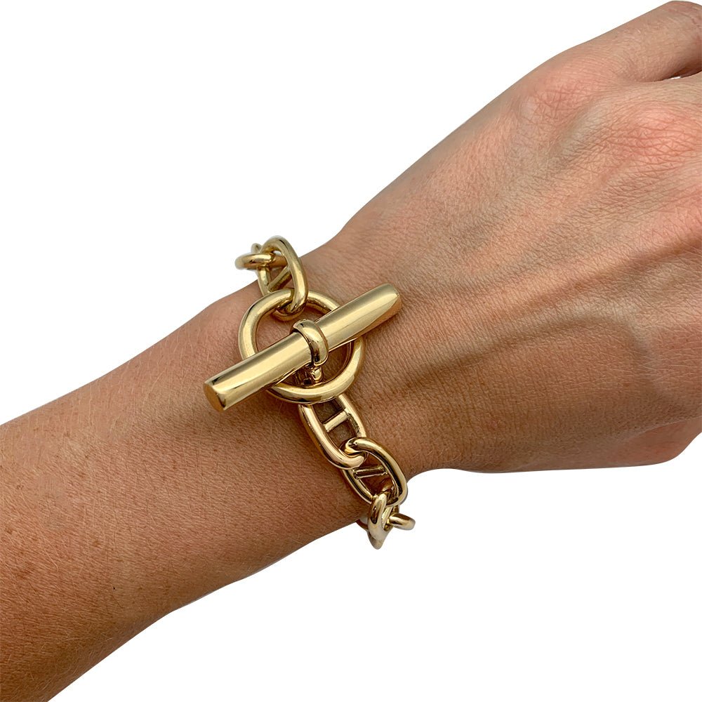 Bracelet maille marine en or jaune - Castafiore