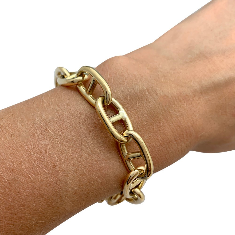 Bracelet maille marine en or jaune - Castafiore