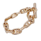 Bracelet maille marine, or rose. - Castafiore