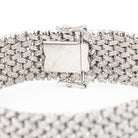 Bracelet Maille polonaise en or blanc - Castafiore