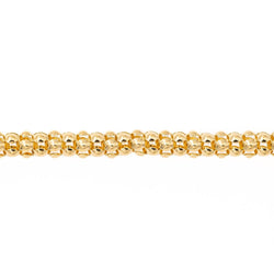 Bracelet Maille popcorn en or jaune - Castafiore