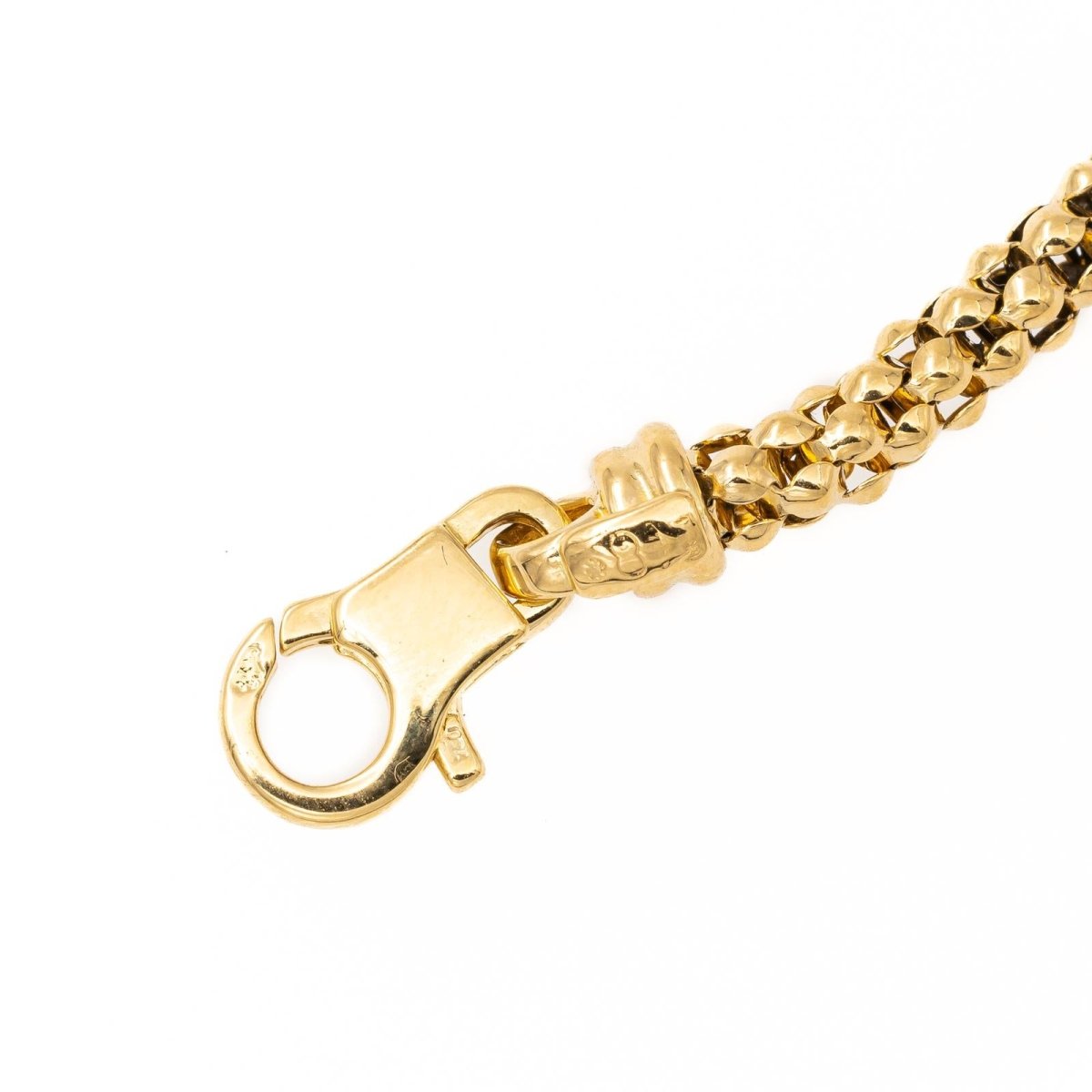 Bracelet Maille popcorn en or jaune - Castafiore