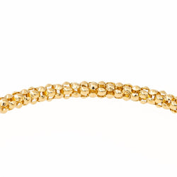 Bracelet Maille popcorn en or jaune - Castafiore