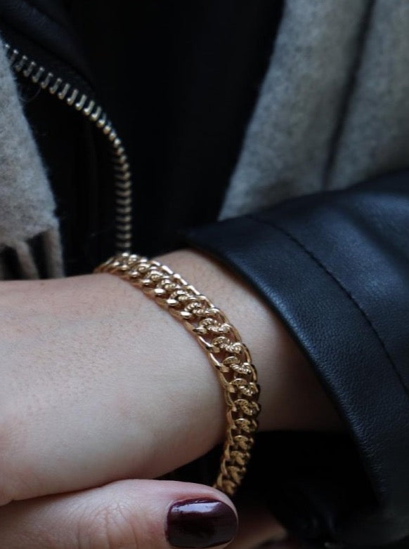 Bracelet Maille russe en or jaune - Castafiore