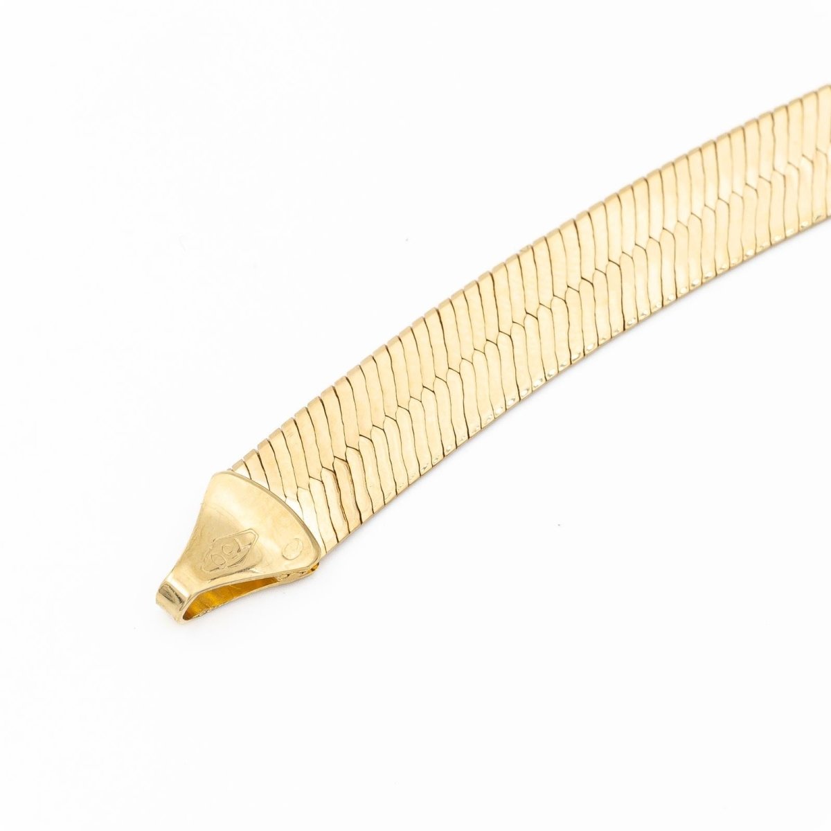 Bracelet Maille serpent en or jaune - Castafiore