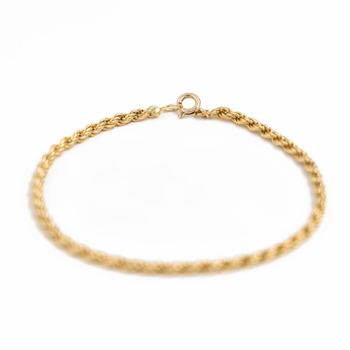 Bracelet Maille torsadée en or jaune - Castafiore