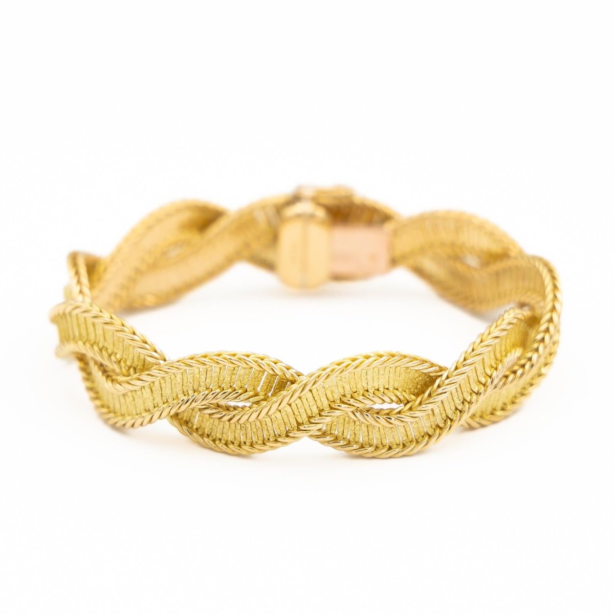Bracelet Maille torsadée en or jaune - Castafiore