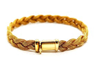 Bracelet Maille tressée en or jaune - Castafiore