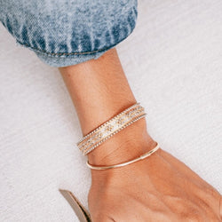 Bracelet Maille tricolore en 3 ors - Castafiore