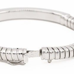 Bracelet Maille tubogas Or blanc - Castafiore