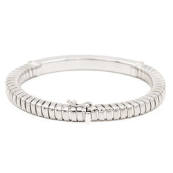 Bracelet Maille tubogas Or blanc - Castafiore