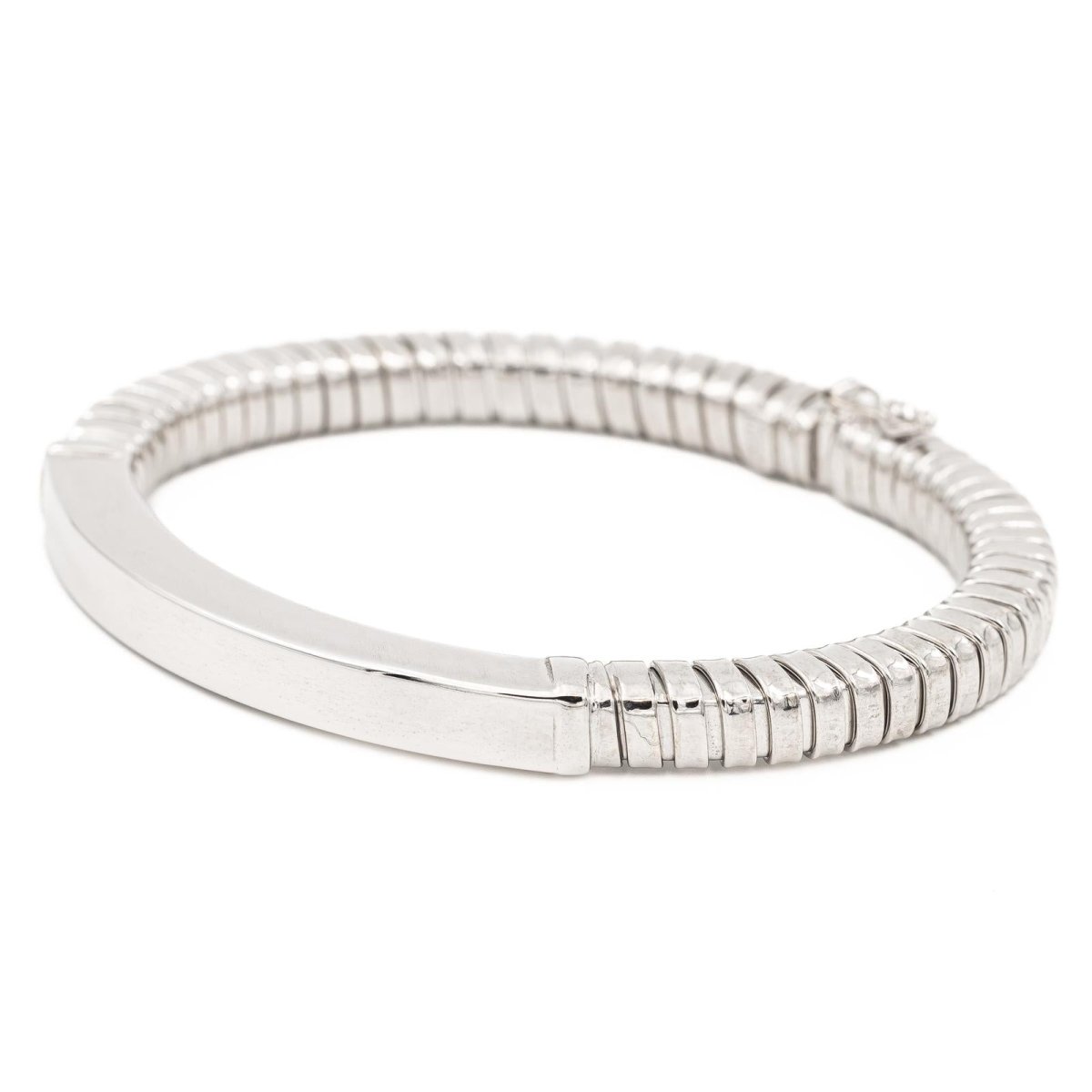 Bracelet Maille tubogas Or blanc - Castafiore