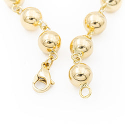 Bracelet Mailles boules en or jaune - Castafiore