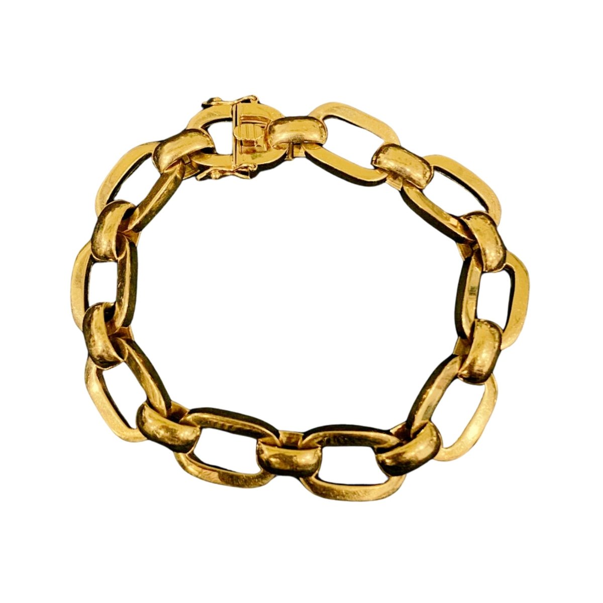 Bracelet mailles souples en or jaune - Castafiore