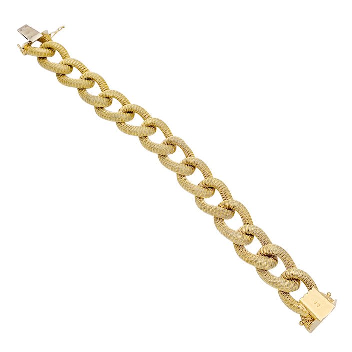 Bracelet maillon en or jaune - Castafiore