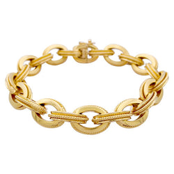 Bracelet maillons en or jaune - Castafiore