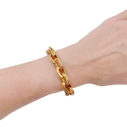 Bracelet maillons en or jaune - Castafiore