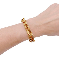 Bracelet maillons en or jaune - Castafiore