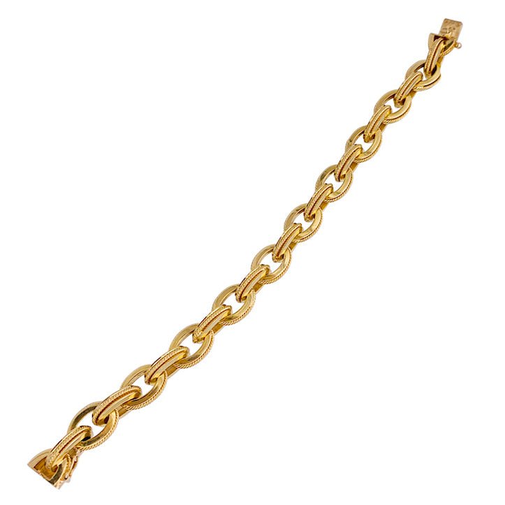 Bracelet maillons en or jaune - Castafiore