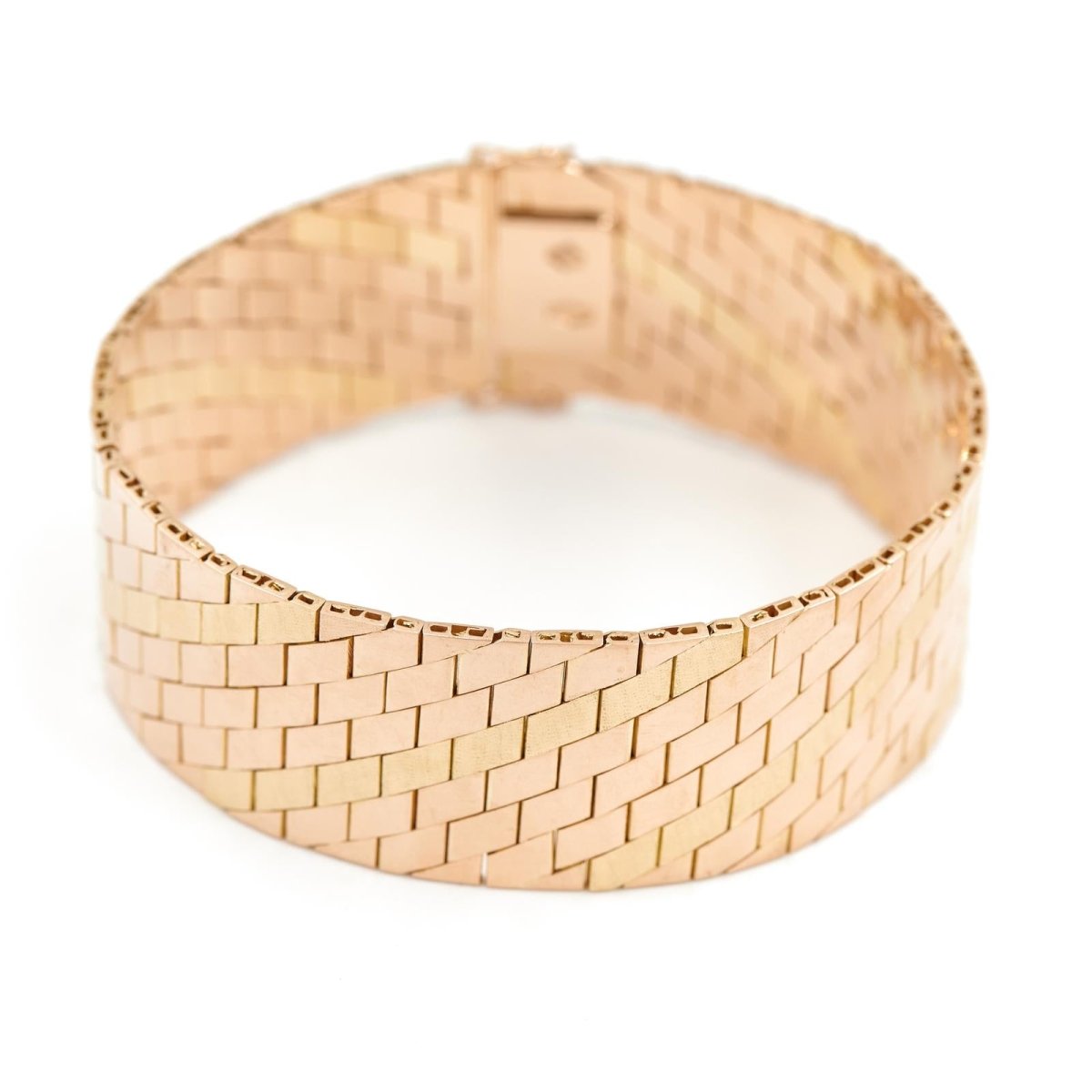 Bracelet Manchette en or jaune - Castafiore