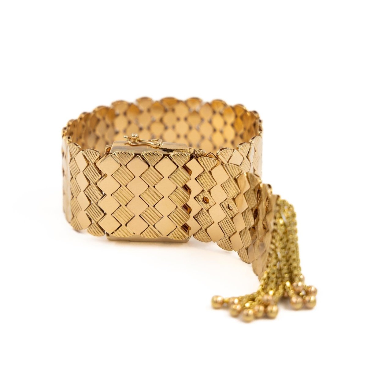Bracelet Manchette en or jaune - Castafiore