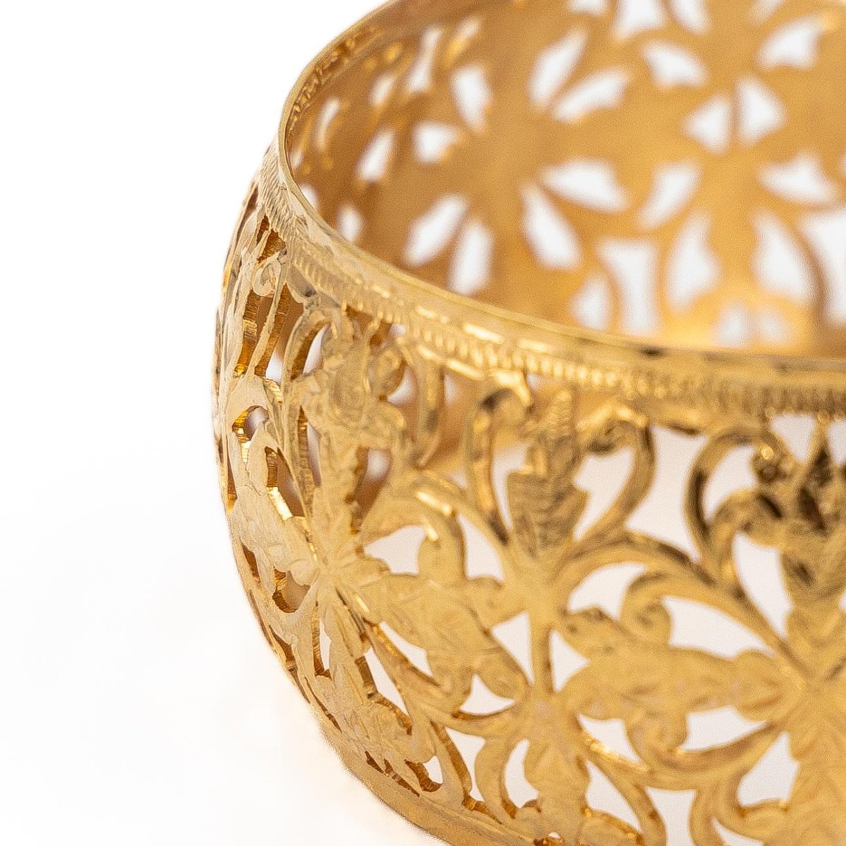 Bracelet Manchette en or jaune - Castafiore