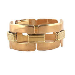 Bracelet Manchette en or jaune - Castafiore