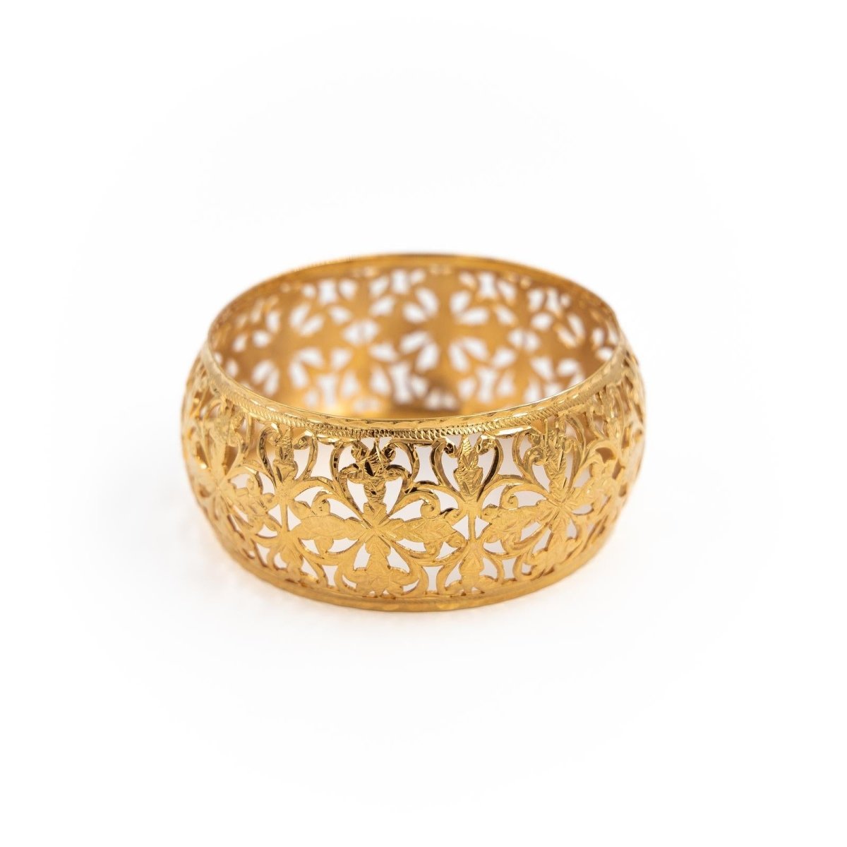 Bracelet Manchette en or jaune - Castafiore