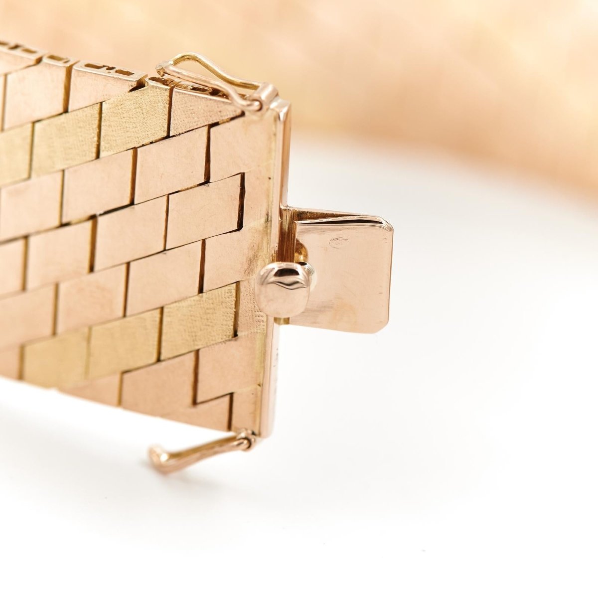 Bracelet Manchette en or jaune - Castafiore