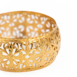 Bracelet Manchette en or jaune - Castafiore