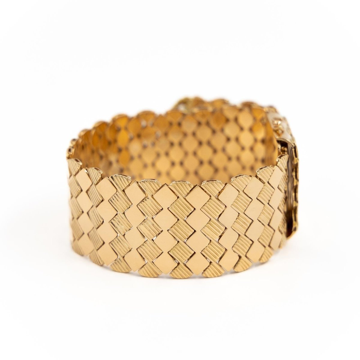 Bracelet Manchette en or jaune - Castafiore